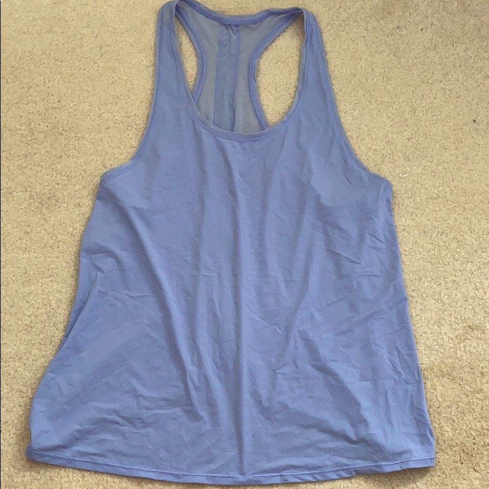Lululemon tie back slit tank